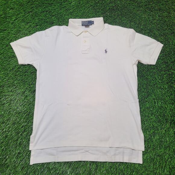 VTG 90s Polo Ralph Lauren Shirt Mens L (Tagged S) Oversized Boxy Fit - Picture 1 of 7